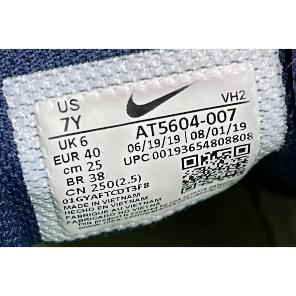 Nike‎ LD Victory Youth Big Kids Size 7 Athletic Running Shoes Blue White